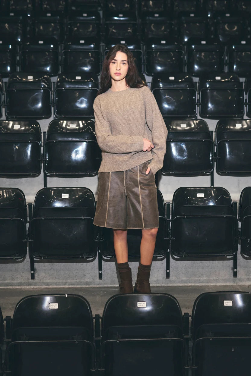 HUMBLE - PILHBS Pullover - Beige Melange