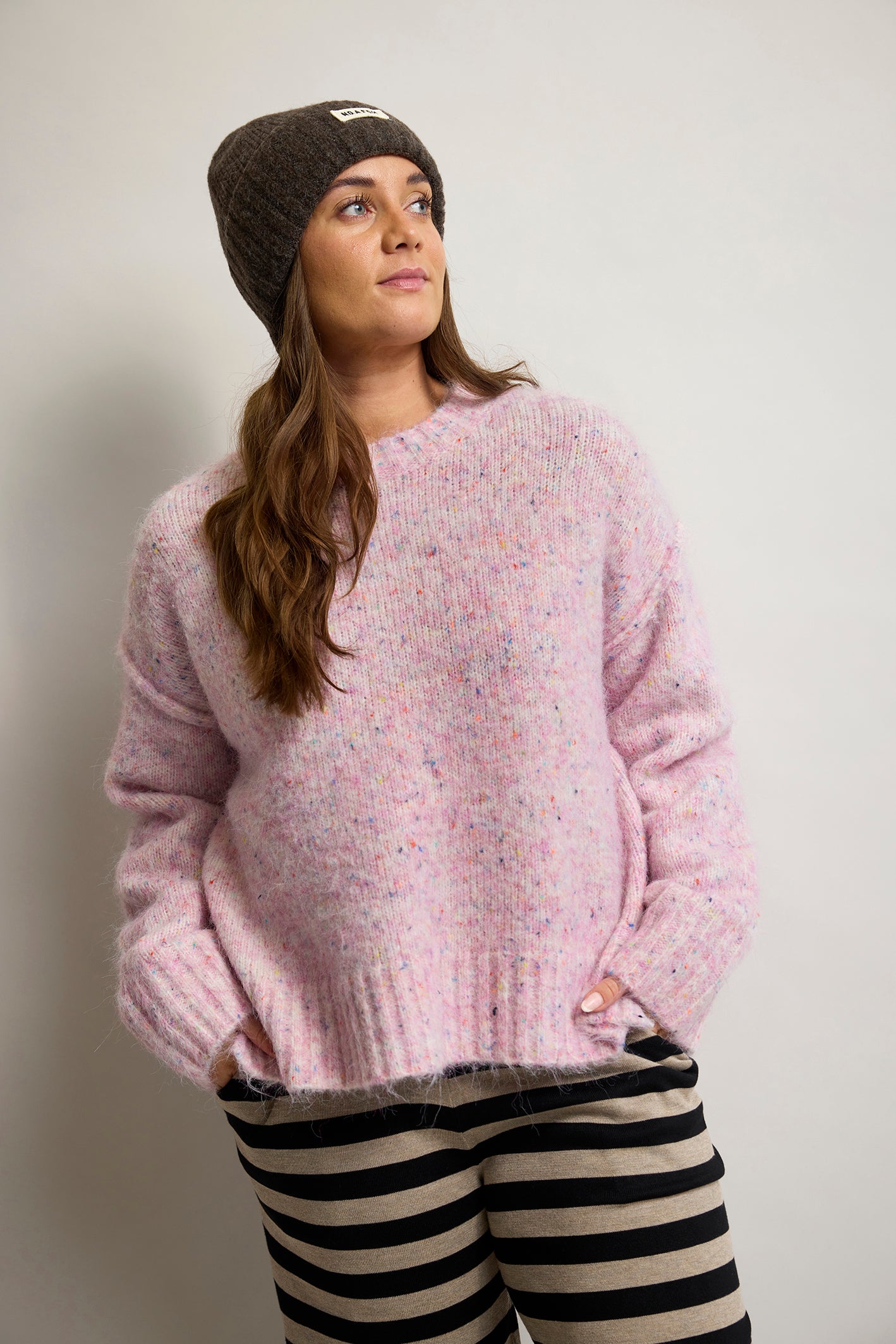 KOPENHAKEN - Nap Lady knit o-neck - Sphinx