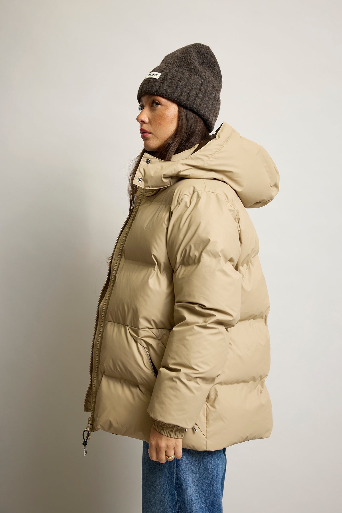 KOPENHAKEN - Haze short jacket  - Savannah Tan