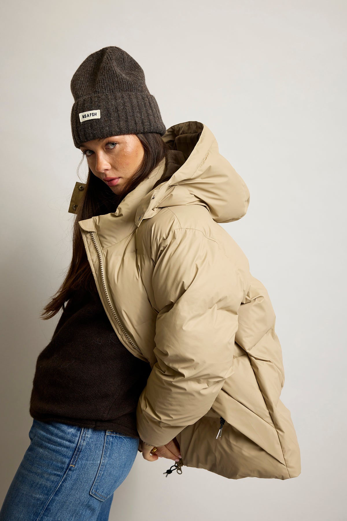 KOPENHAKEN - Haze short jacket  - Savannah Tan