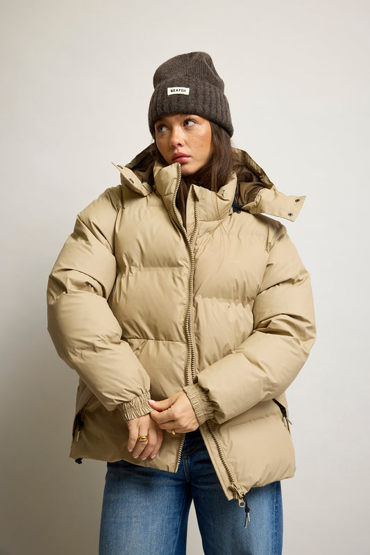 KOPENHAKEN - Haze short jacket  - Savannah Tan