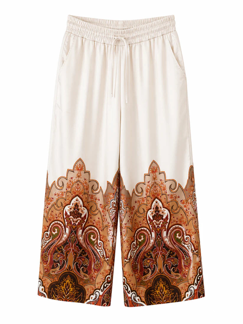 HUMBLE - KLAUDIAAG Pants - Off-white combi