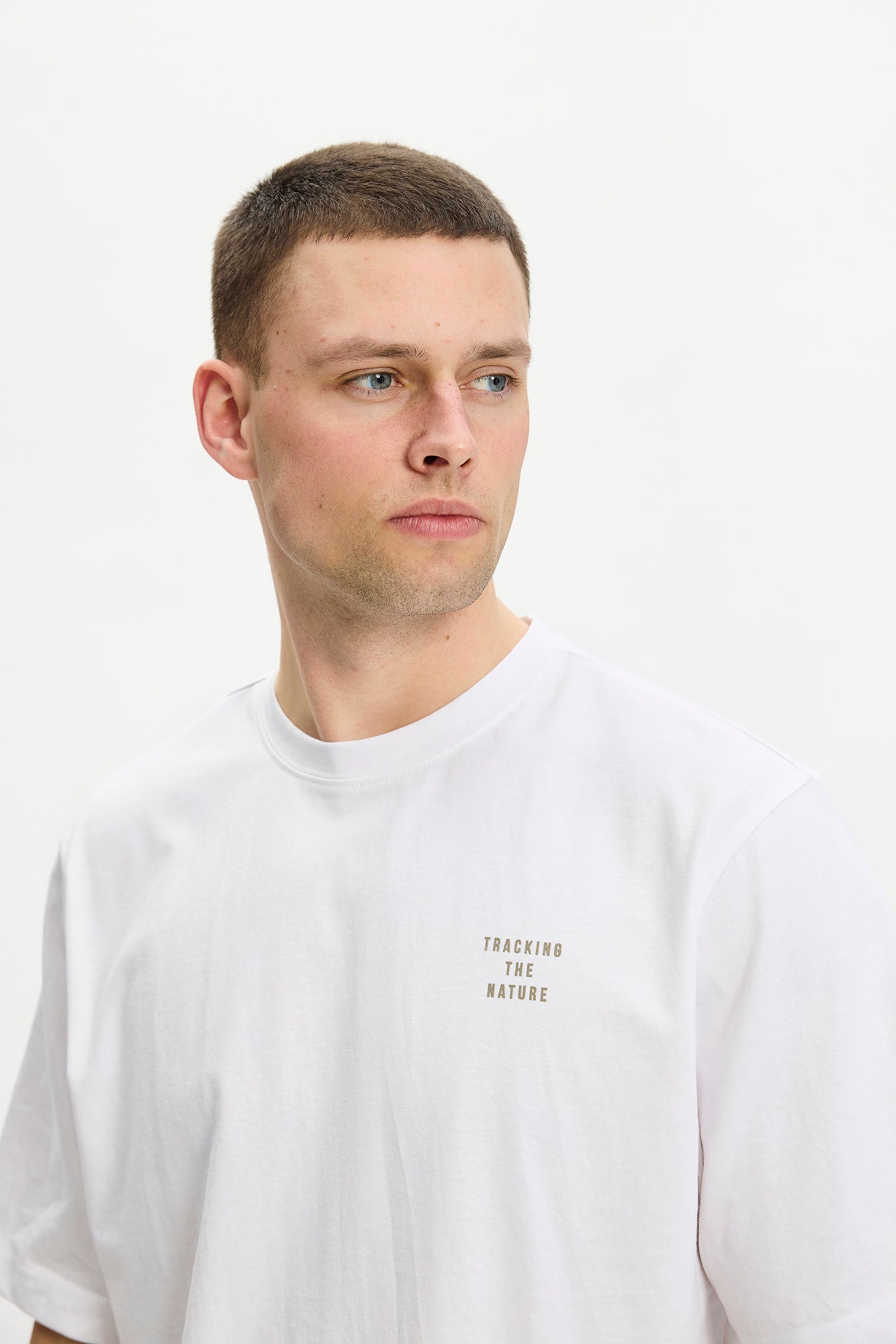 KOPENHAKEN - Nebraska T-shirt oversize  - Bright white