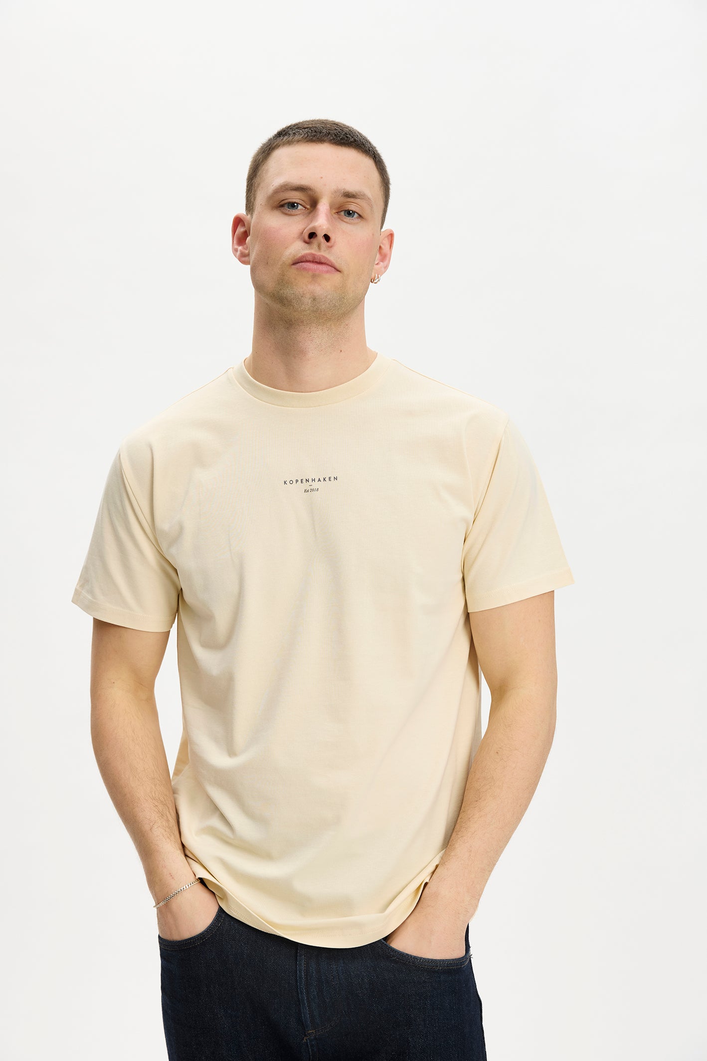 KOPENHAKEN - Arctic Man T-Shirt - Ecru
