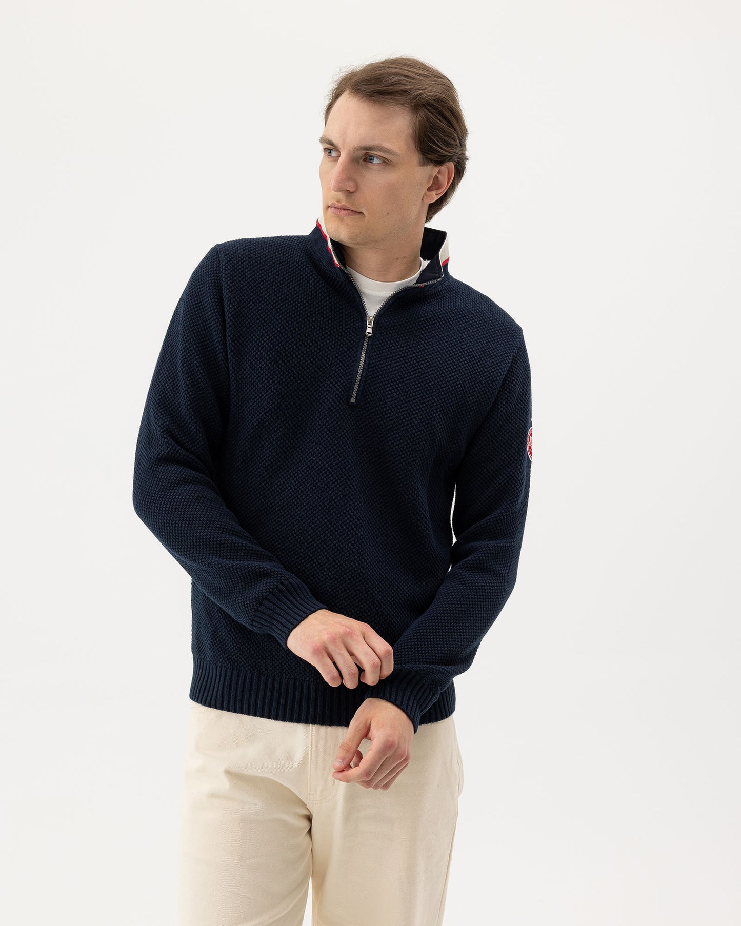 HOLEBROOK - Classic Windproof Zip - Navy