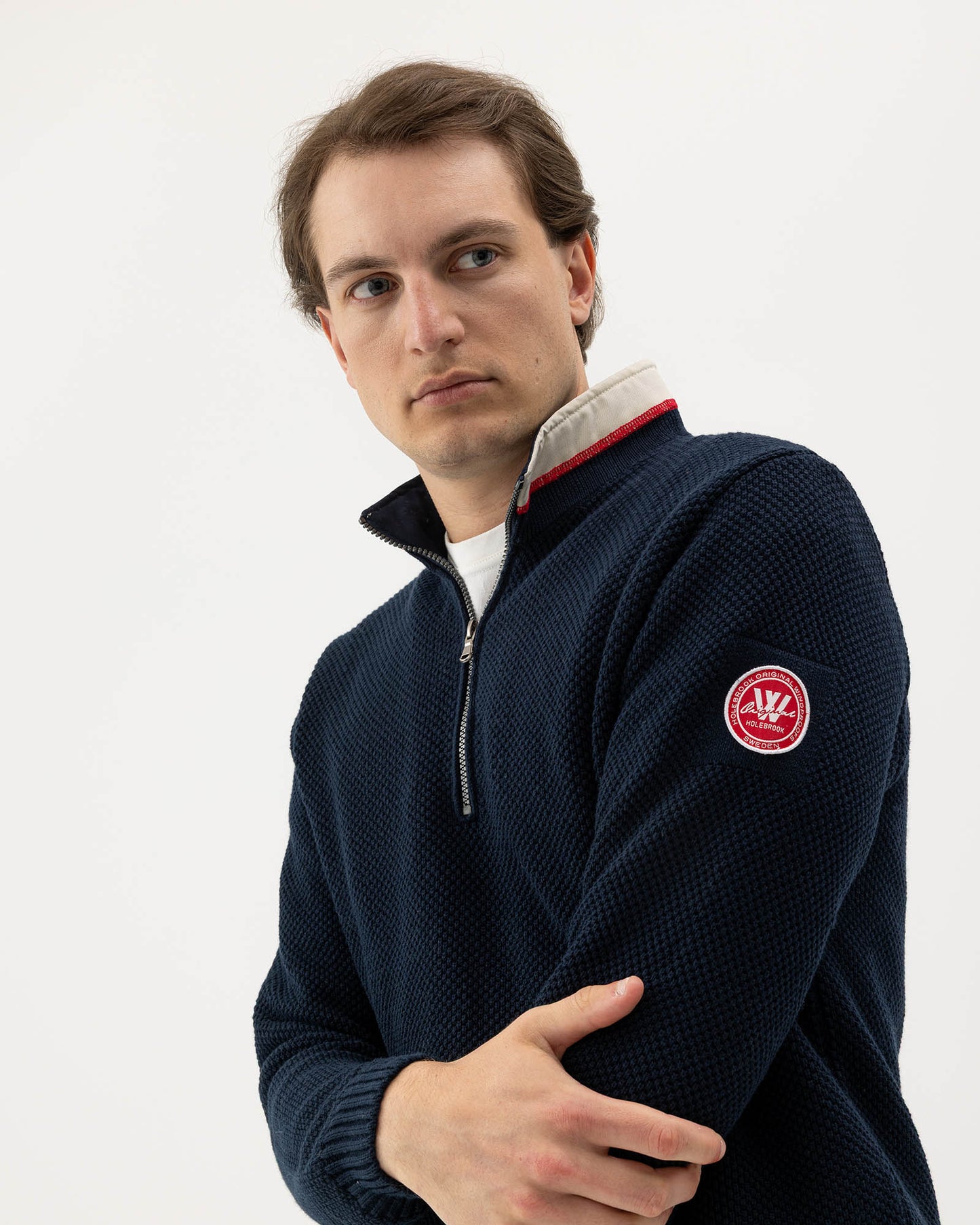 HOLEBROOK - Classic Windproof Zip - Navy