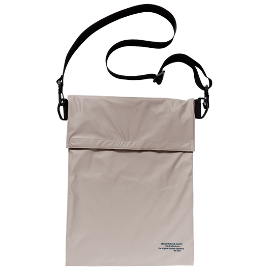 Point Unisex PU Bag - Stone