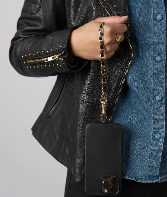 NORWAY DESIGNstudio - Mobilstropp Lenke Gull/sort "chanel"