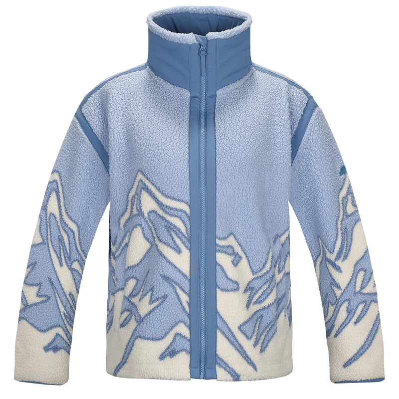 EMILIE VOE NERENG - Himmeltind, pile fleece jacket - Frozen Fjord