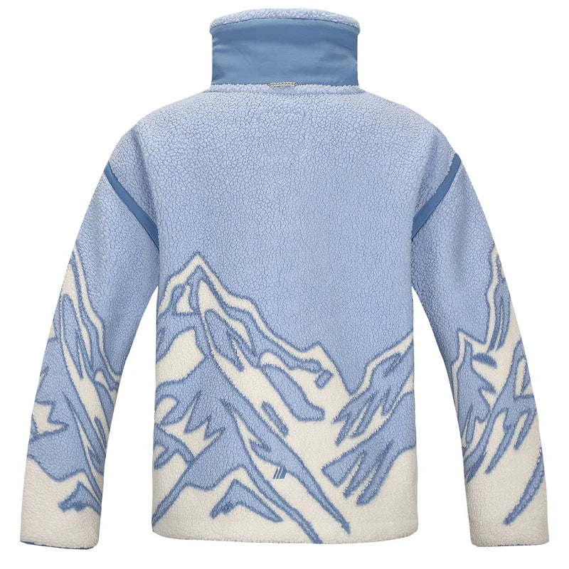 EMILIE VOE NERENG - Himmeltind, pile fleece jacket - Frozen Fjord