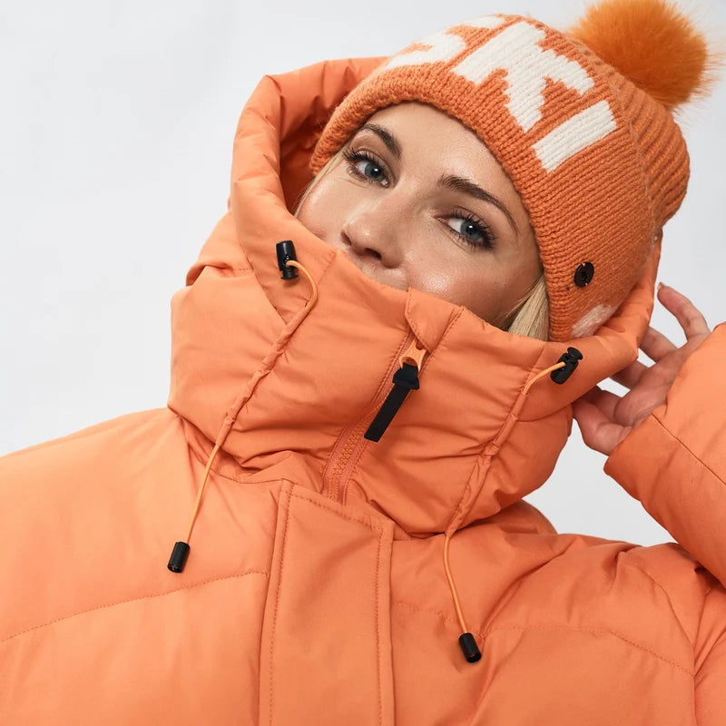 EMILIE VOE NERENG - Skarsnuten, wool blend hat - Dusty orange