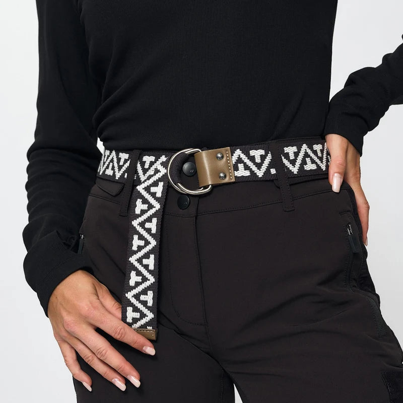 EMILIE VOE NERENG - Krokskogen, belt - Black