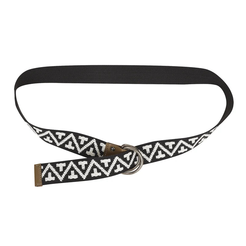EMILIE VOE NERENG - Krokskogen, belt - Black