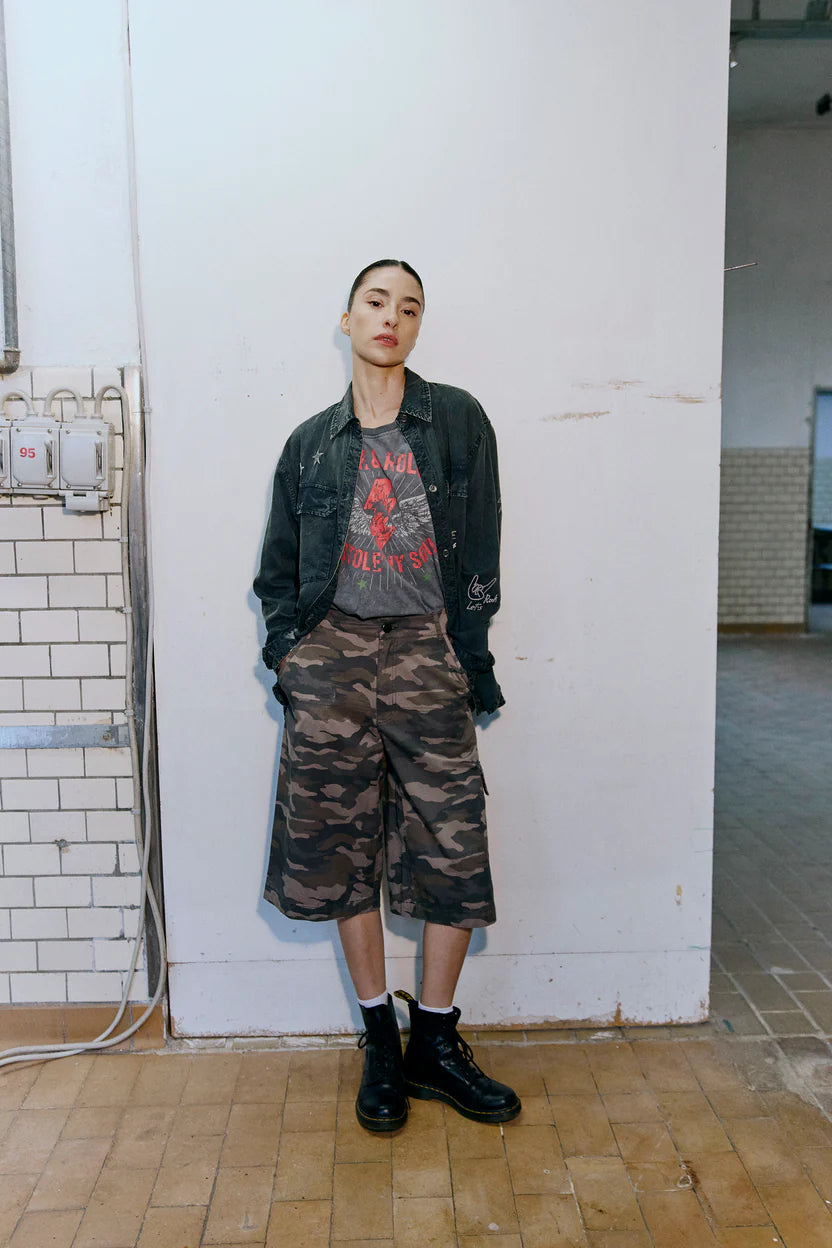 HUMBLE - OAKLYNHBS BERMUDA - Camouflage