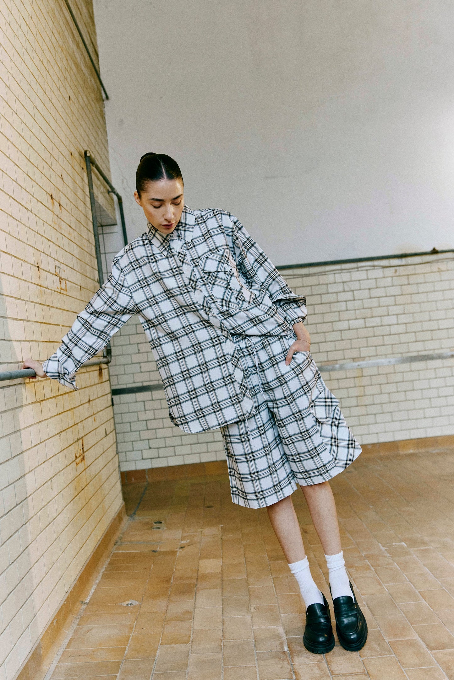 HUMBLE - OlivieHBS Shirt - Off white combi