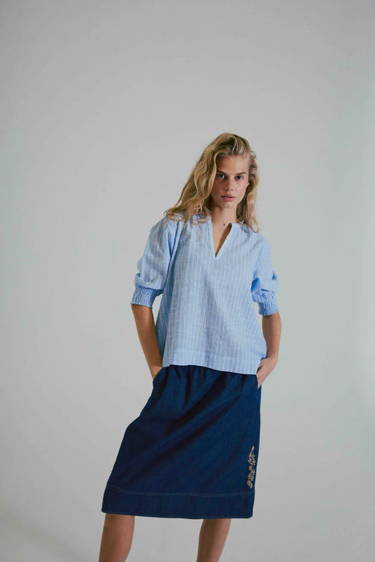 HUMBLE - KATALINAAG Skirt - blue
