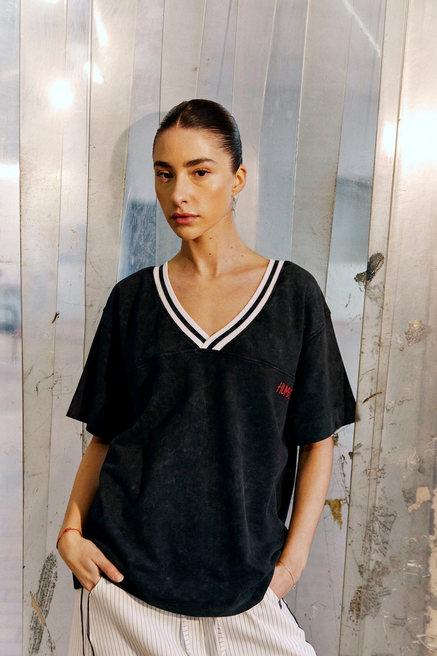 HUMBLE - OliseHBS Tee - Black wash