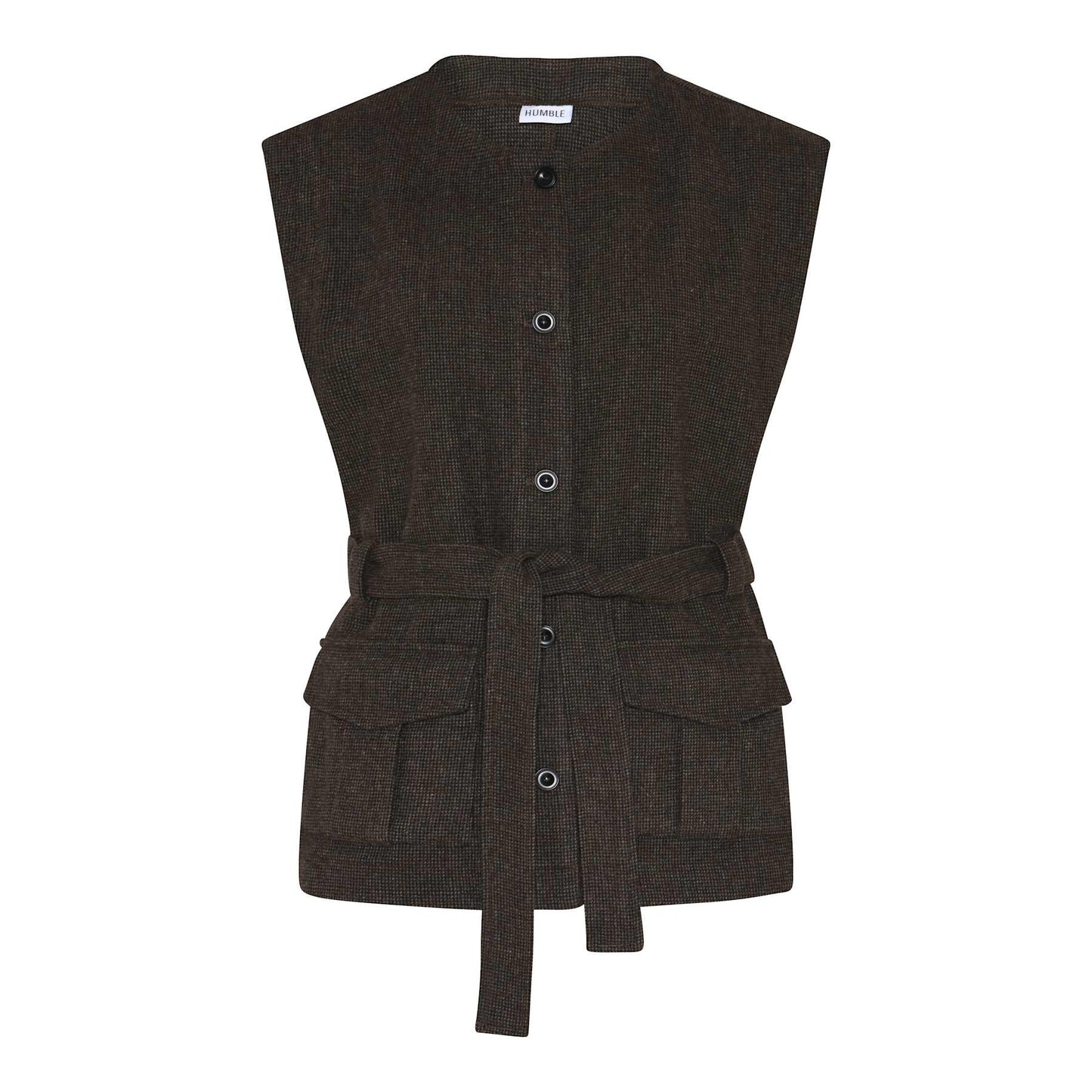 HUMBLE - MargotHBS Vest - Brown combi - S, M, L, XL