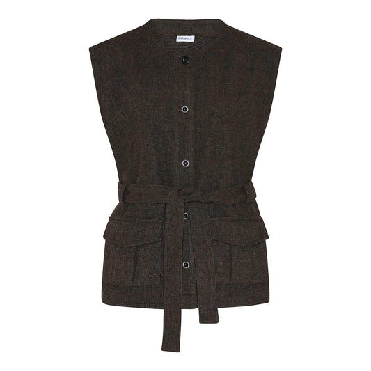 HUMBLE - MargotHBS Vest - Brown combi - S, M, L, XL