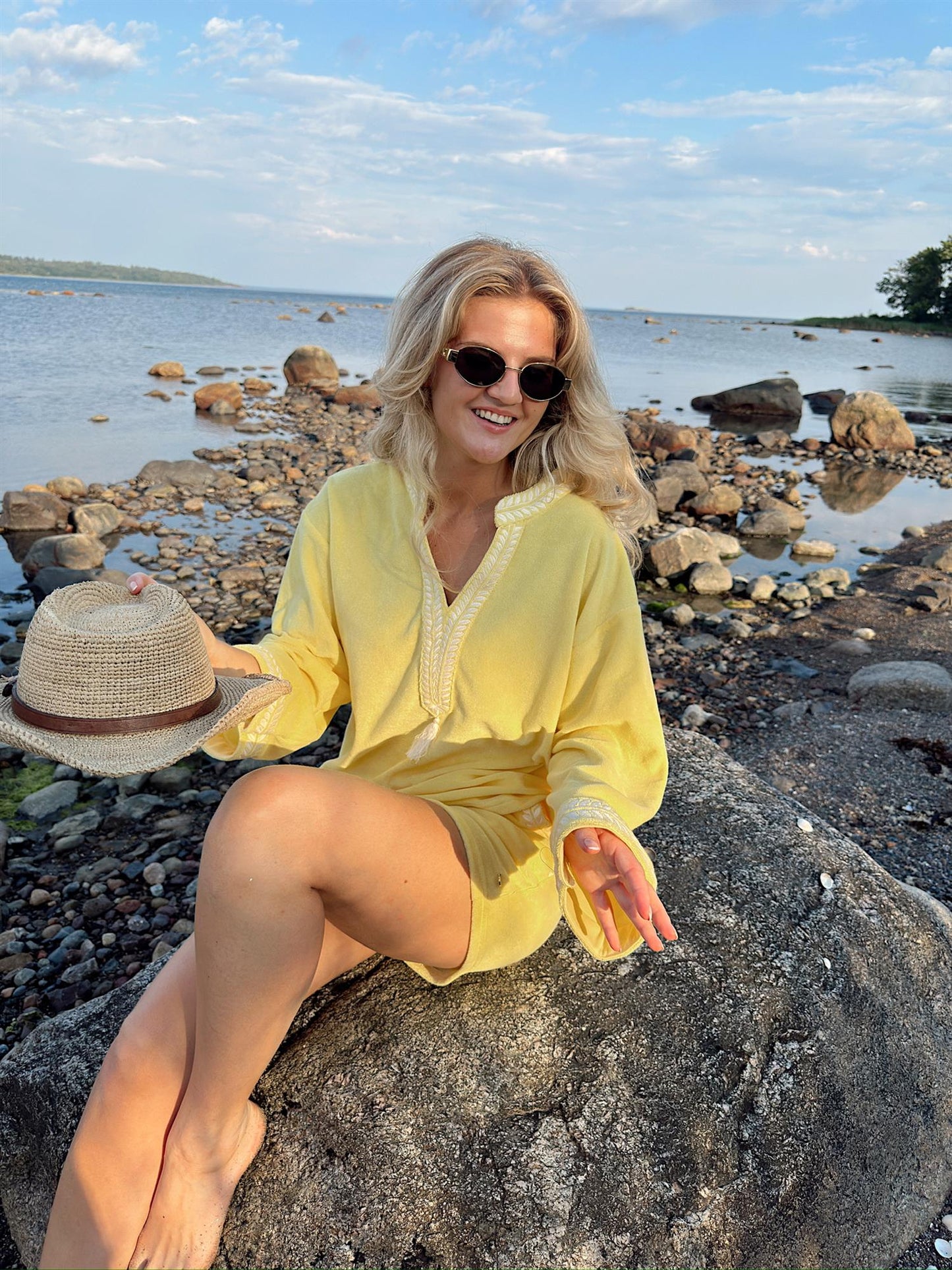 RAH Oslo - Kaftan Top - Lemon Drop