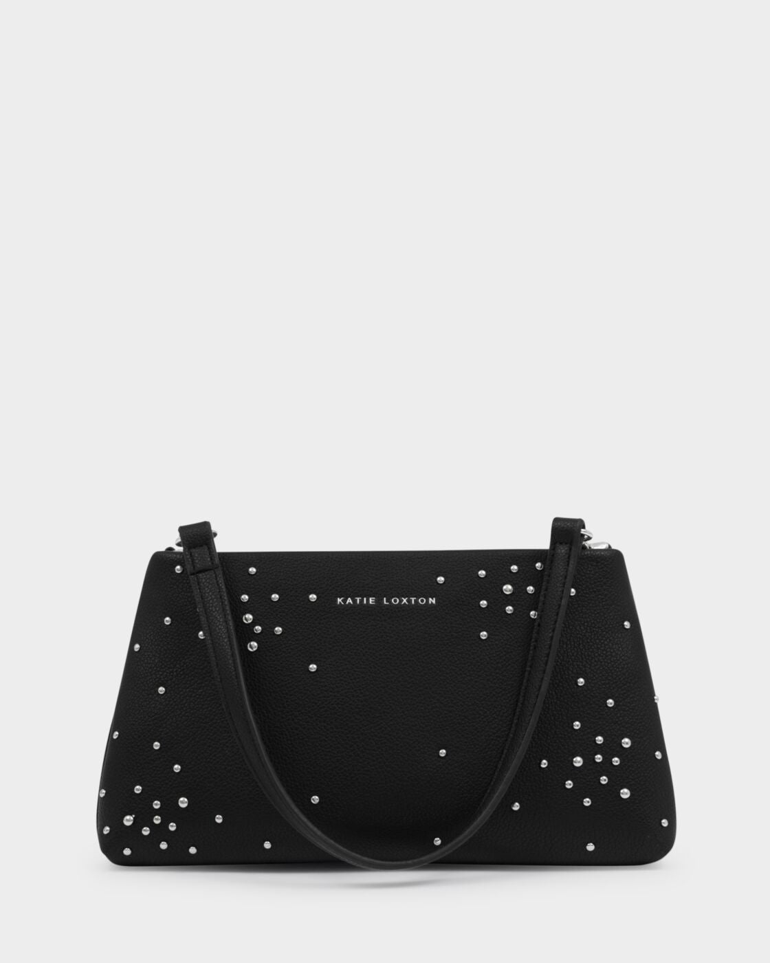 NOVA Studded wristlet clutch - Black