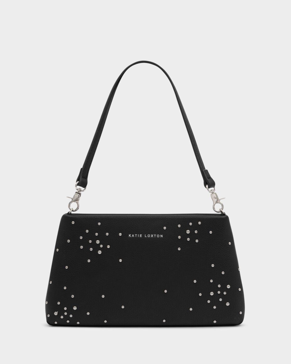 NOVA Studded wristlet clutch - Black