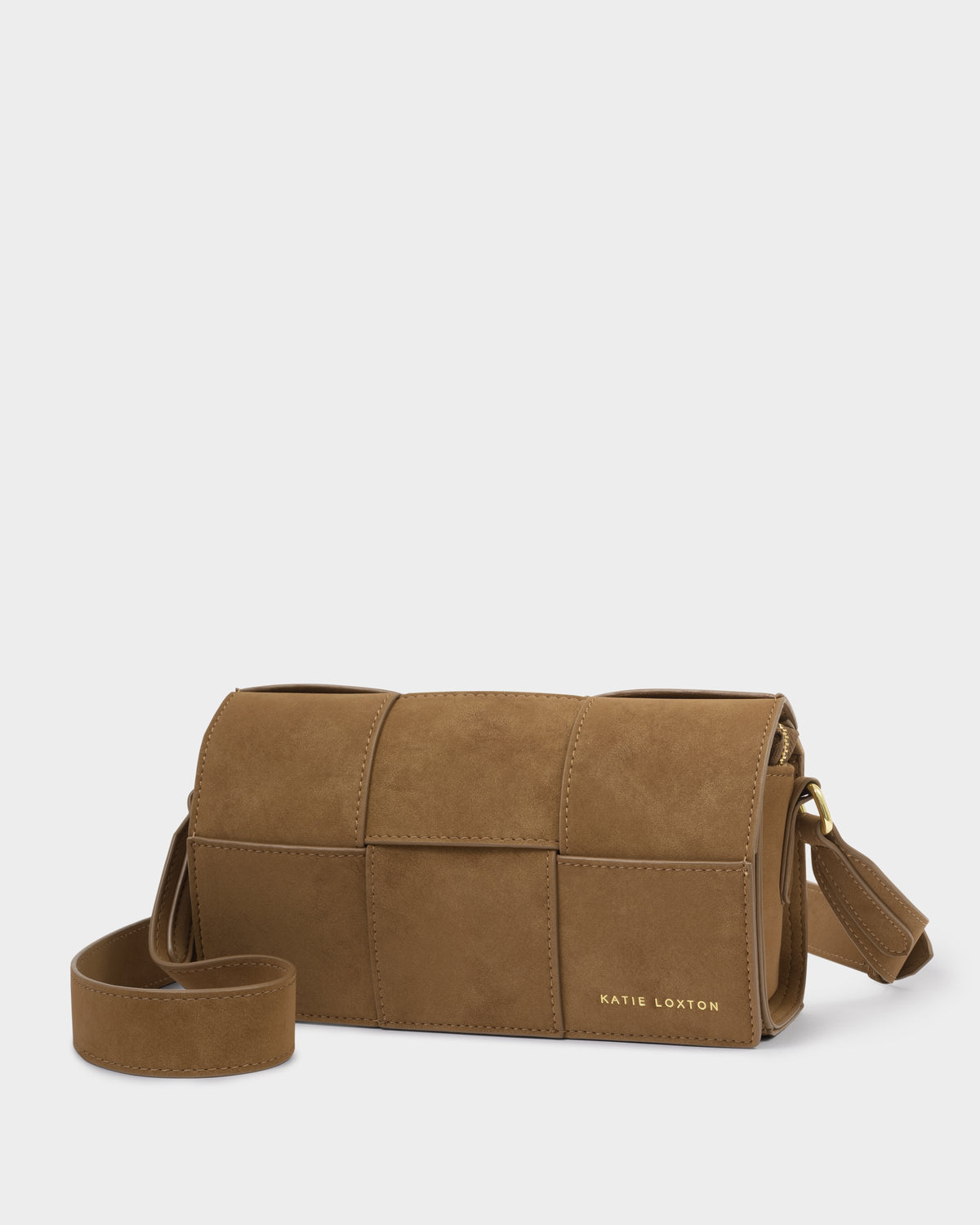 KATIE LOXTON - TAYA CROSSBODY Bag - Caramel Suedette