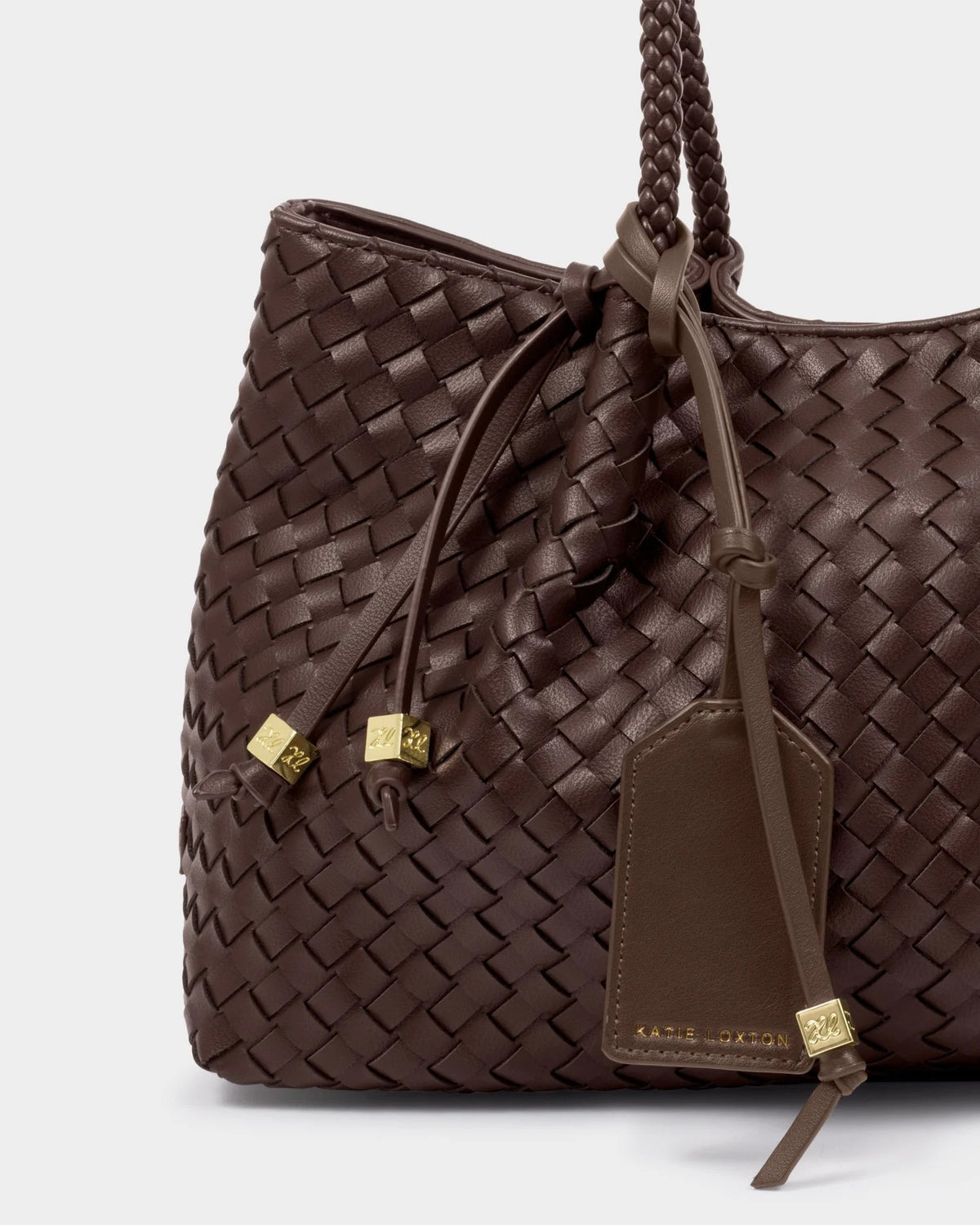 KATIE LOXTON - NOVA SMALL SHOULDER TOTE BAG - Chocolate (22,5 x 36 x 14)