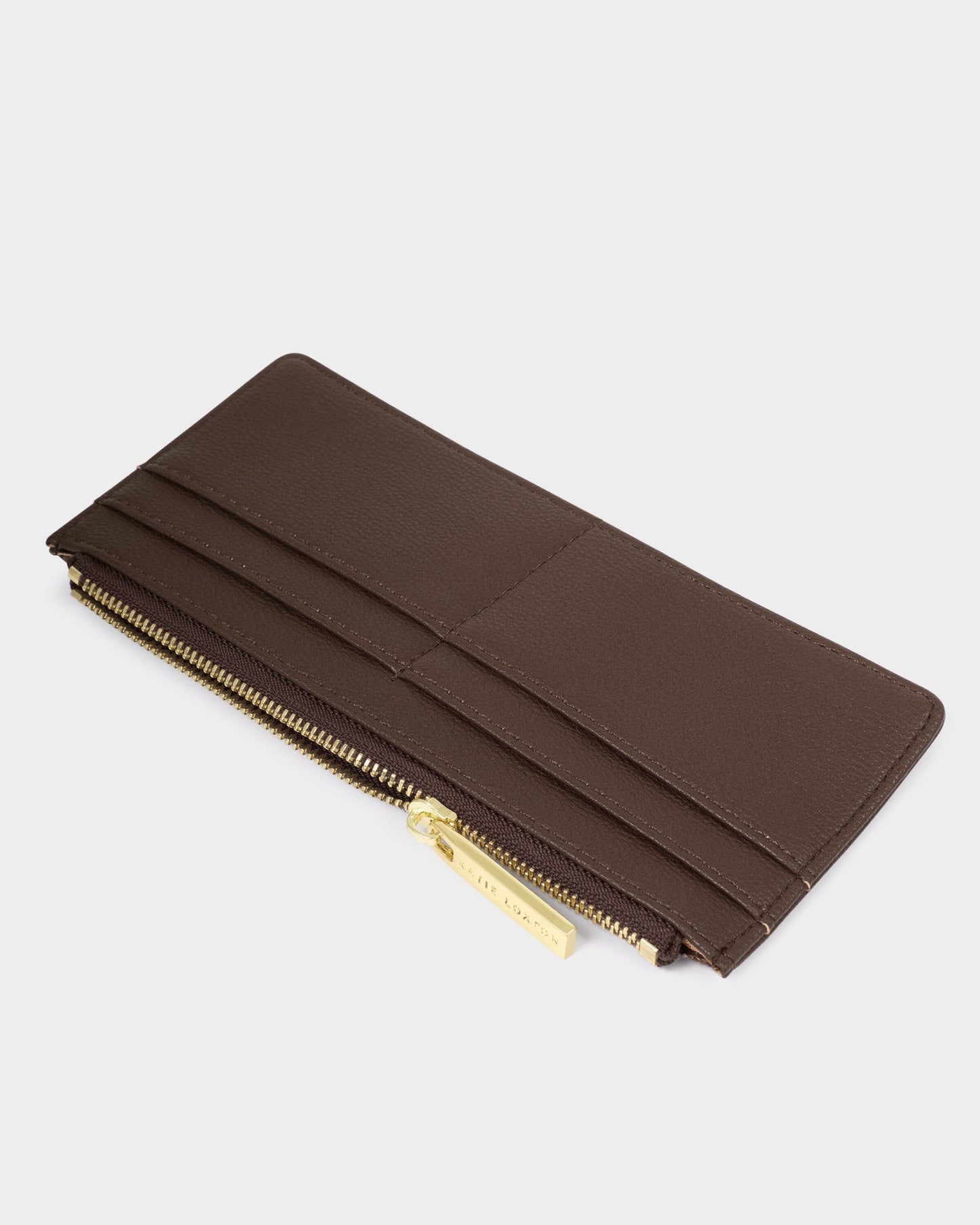 KATIE LOXTON - Glasses and cardholder case - Raffia/Bitter chocolate