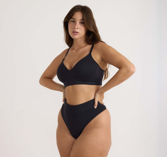 Smooth Thong - Black