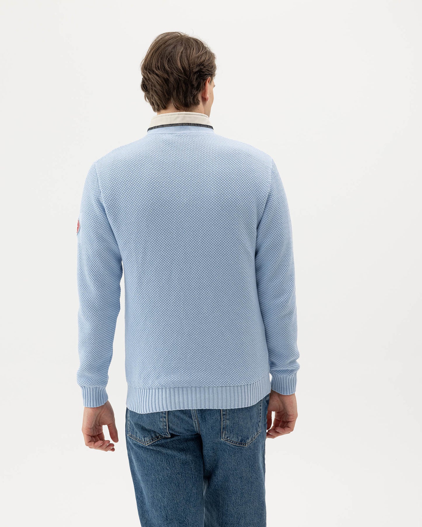 HOLEBROOK - Classic Windproof Zip - Pale Blue