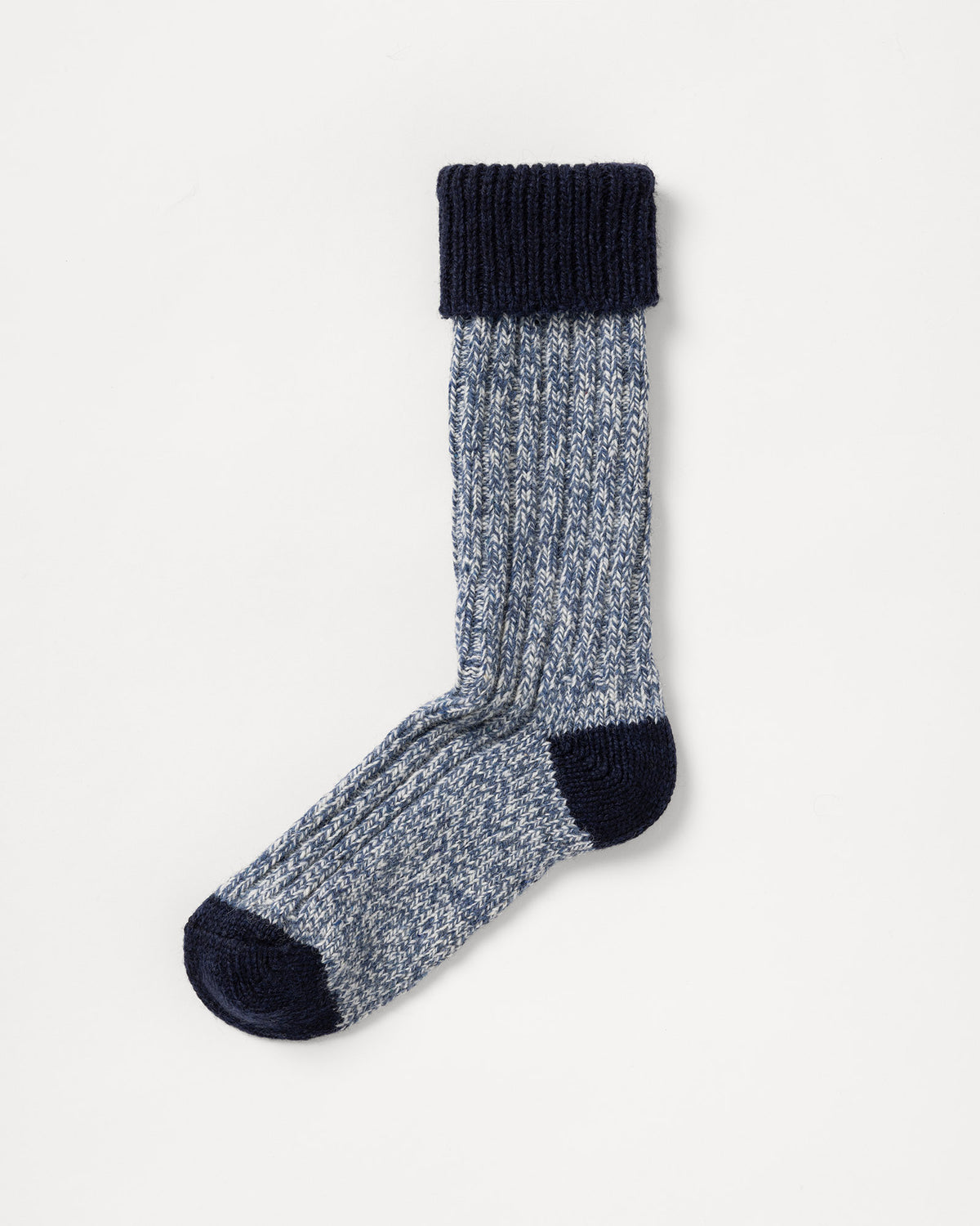 HOLEBROOK - Brommö Raggsocka - Denim Mel./Navy - Str. 41/45
