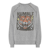 HUMBLE - NIKAYLAHBS SWEATSHIRT - Grey melange